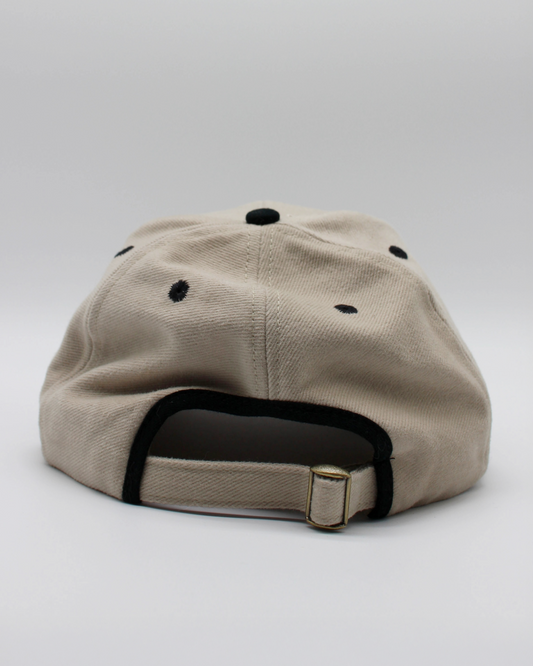 90s MAXFLI Cream & Black Cap