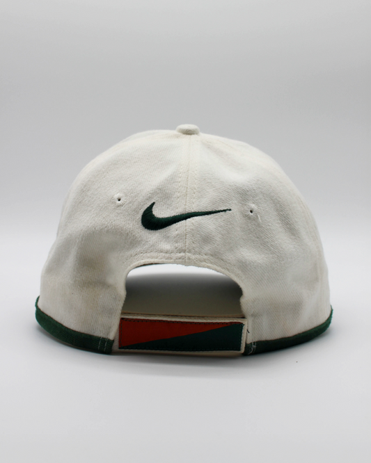 90s Nike Swoosh 18 White & Green Cap