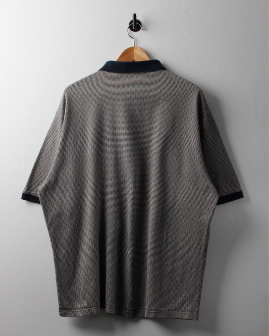 90s Masters Slazenger Micro-Pattern Polo (L)