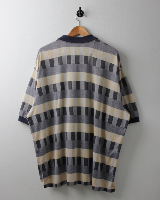 90s Nike Colourblock Gradient Polo (XL)