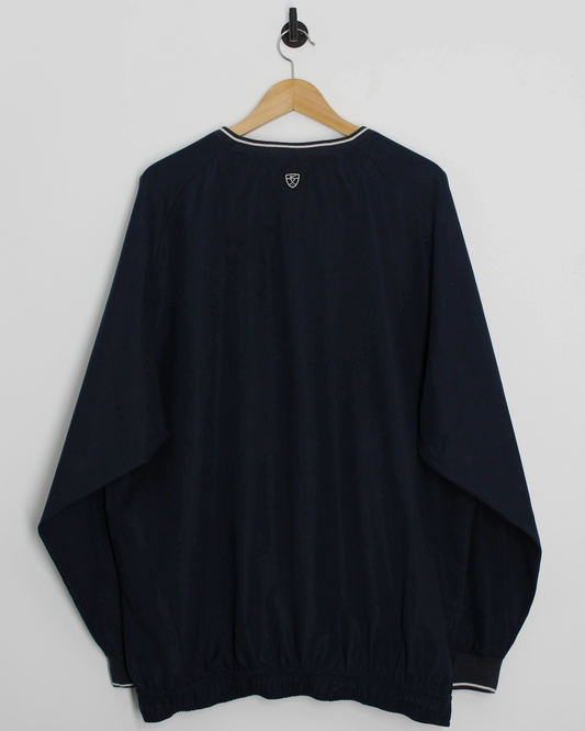 00s Nike Shield Logo Navy Lightweight Windbreaker (XL)