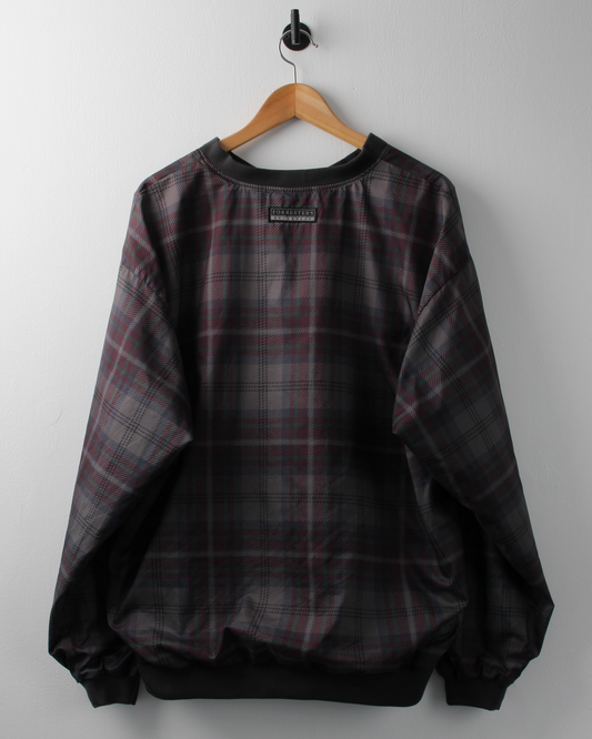90s Forresters River Hills Dark Plaid Windbreaker (XL)