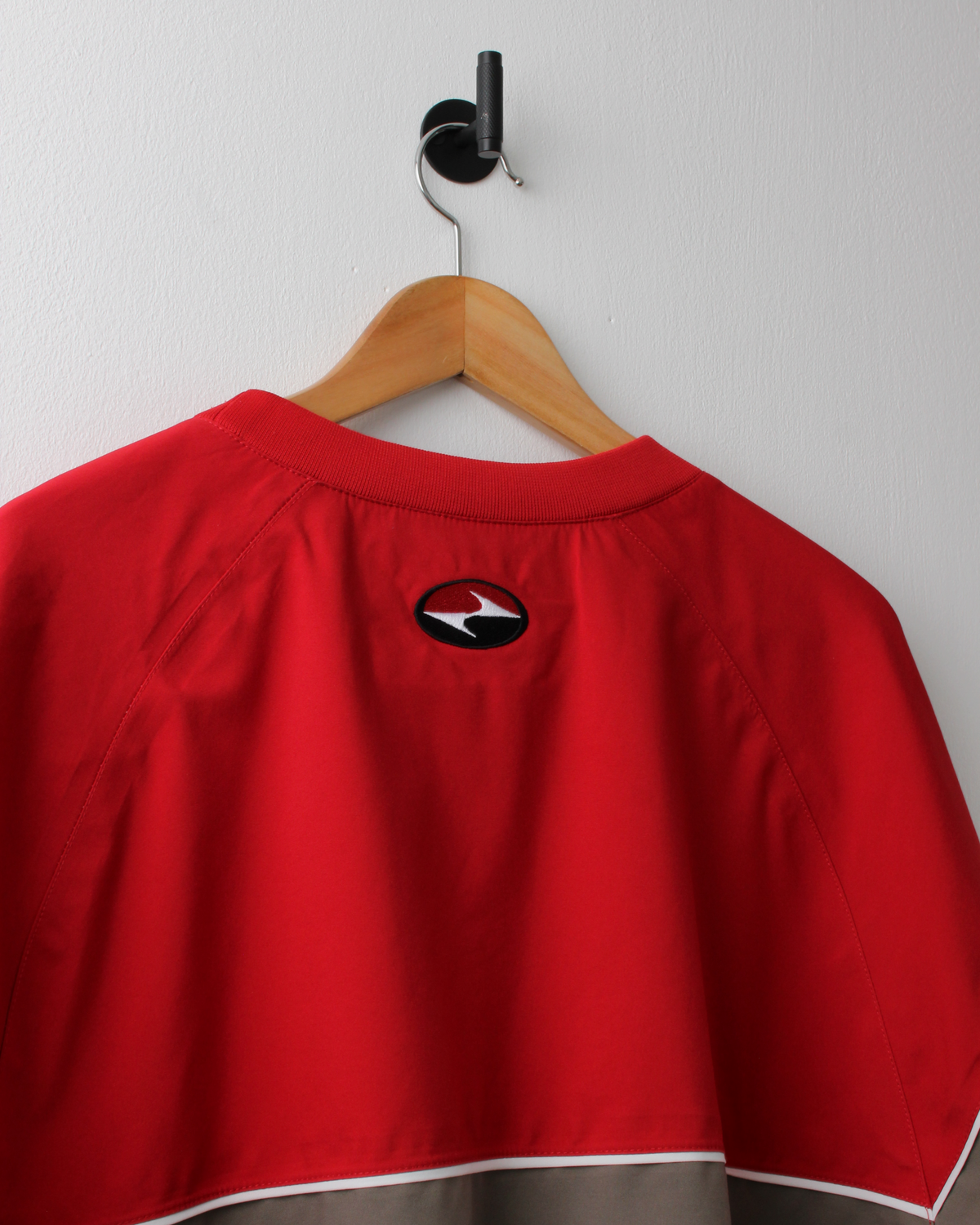 90s Nike Tiger Woods Yin Yang Red & Grey Windbreaker (L)