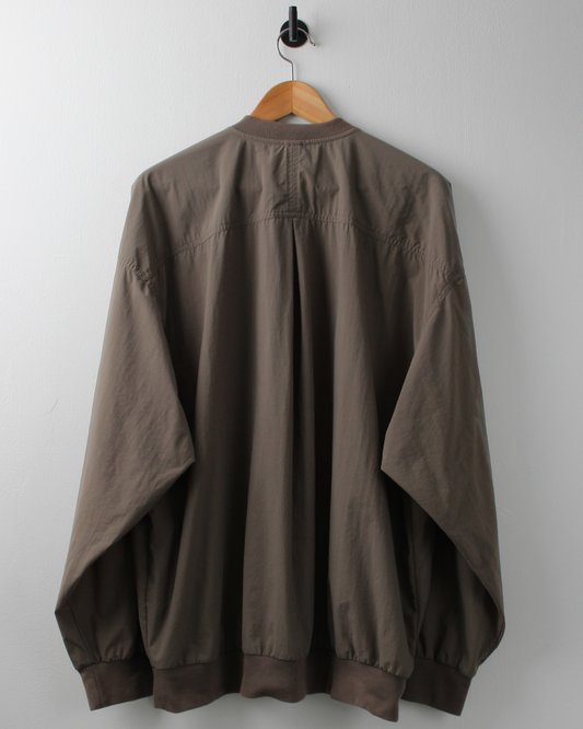 90s Nike Khaki Woodstone Meadows Buttoned Windbreaker (XL)