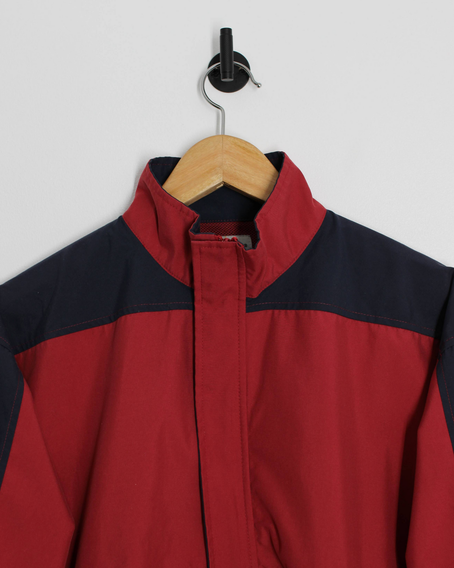 00s Callaway Burgundy/Navy Short Sleeve Windbreaker (M)
