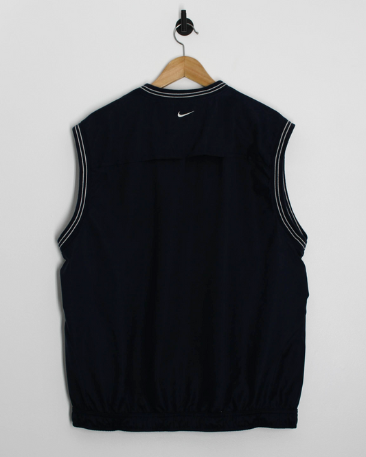 00s Nike Navy V-Neck Golf Vest (L)