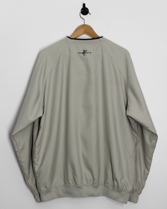 90s Ashworth Cream Windbreaker (L)