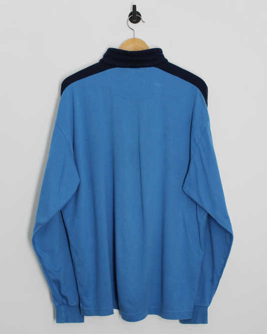 90s Nike Yin Yang Tiger Woods Blue Quarter Zip Jumper (L)