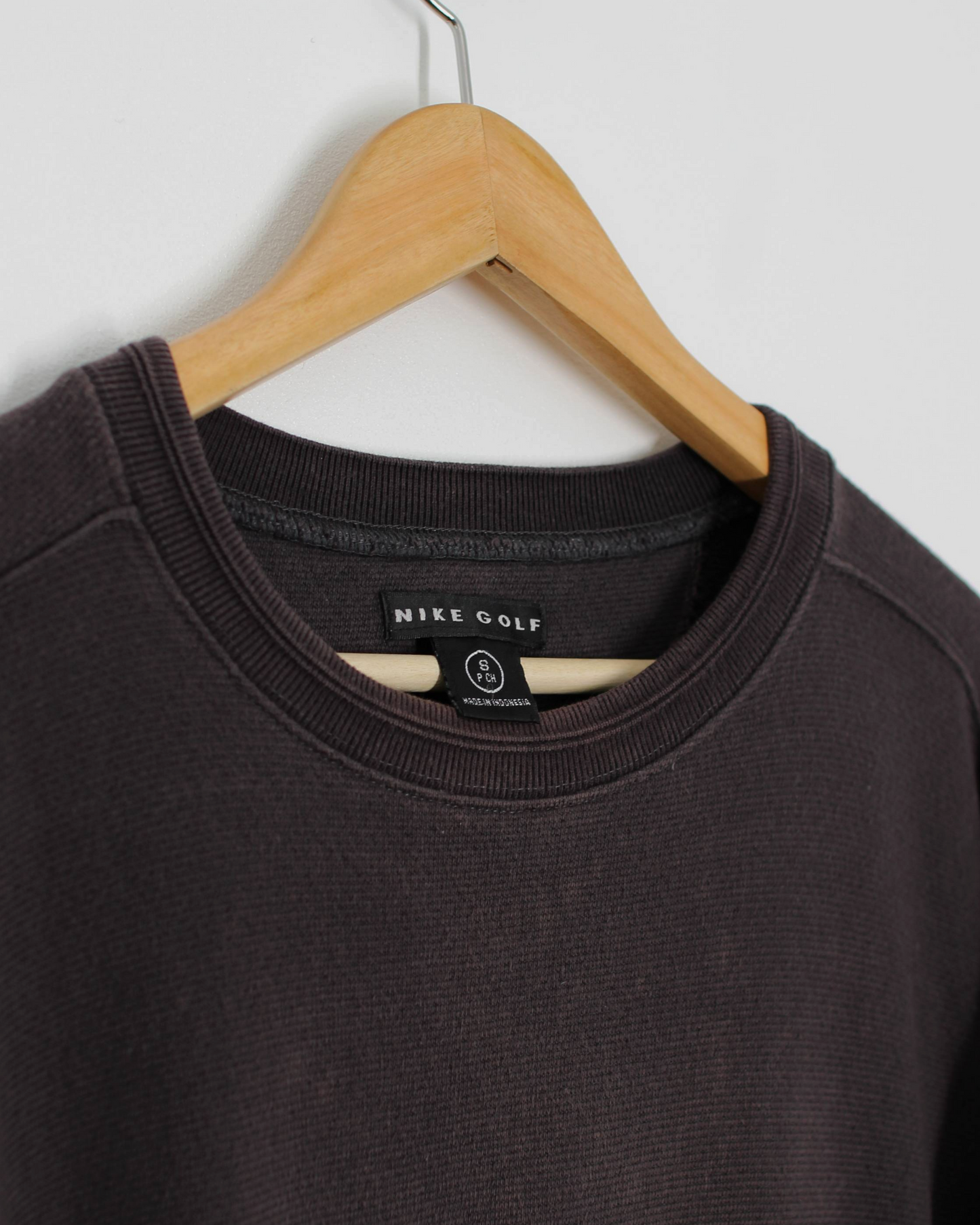 90s Nike Golf Spellout Heavyweight Crewneck Sweatshirt (S)