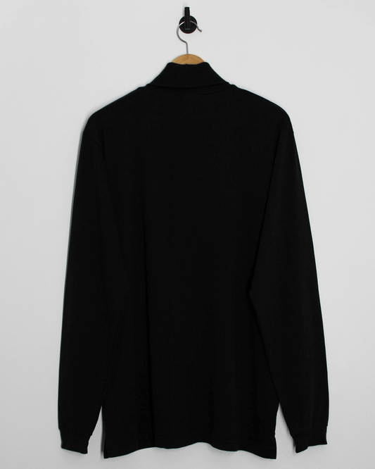00s Nike Black Turtle Neck Golf Long Sleeve Top (L)