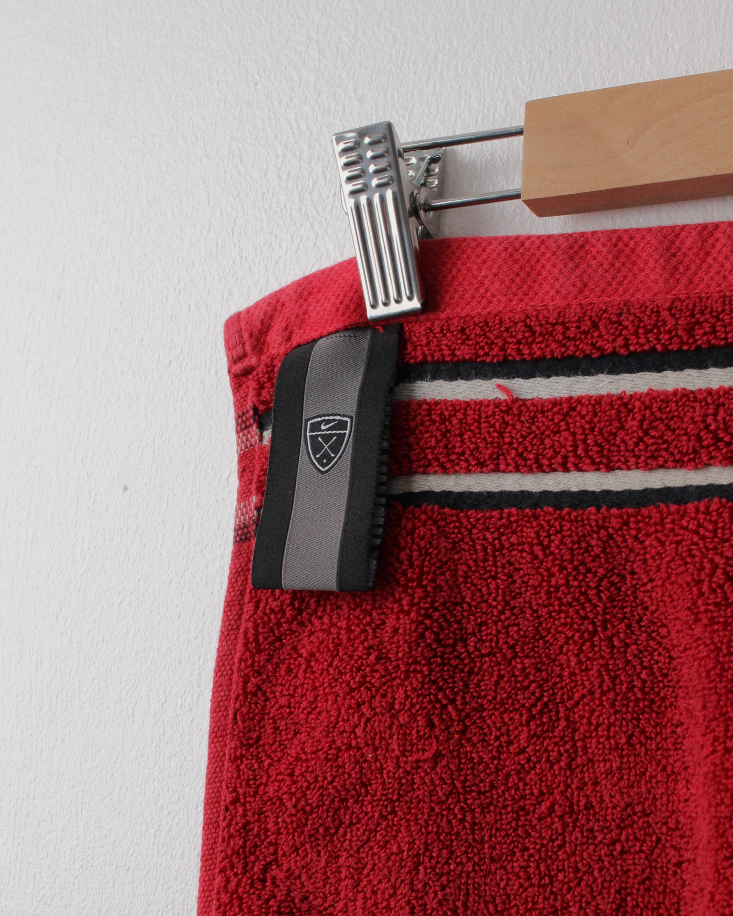 00s Nike Tiger Woods Red Golf Towel