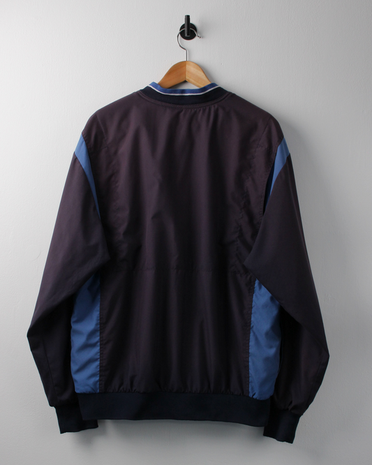 00s Nike Navy & Blue V-Neck Windbreaker (M)