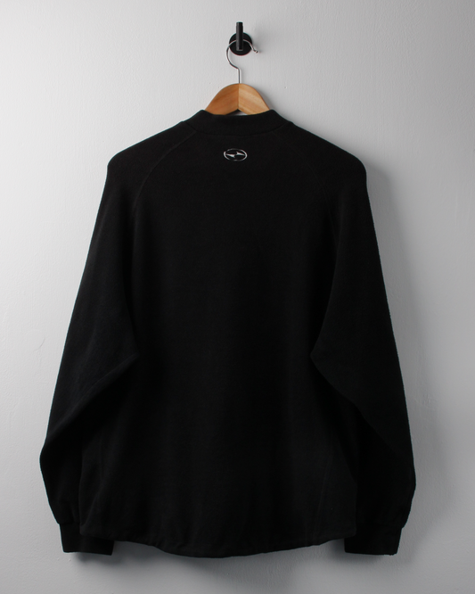 90s Nike Tiger Woods Black Mock Neck Fleece Pullover (M)