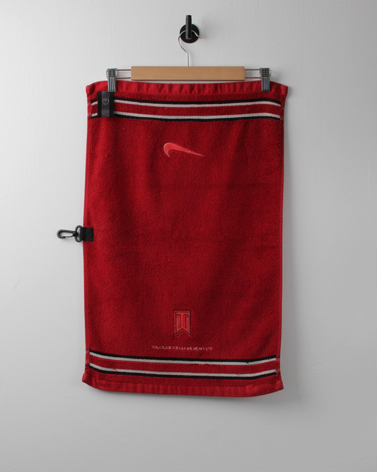 00s Nike Tiger Woods Collection Red Towel