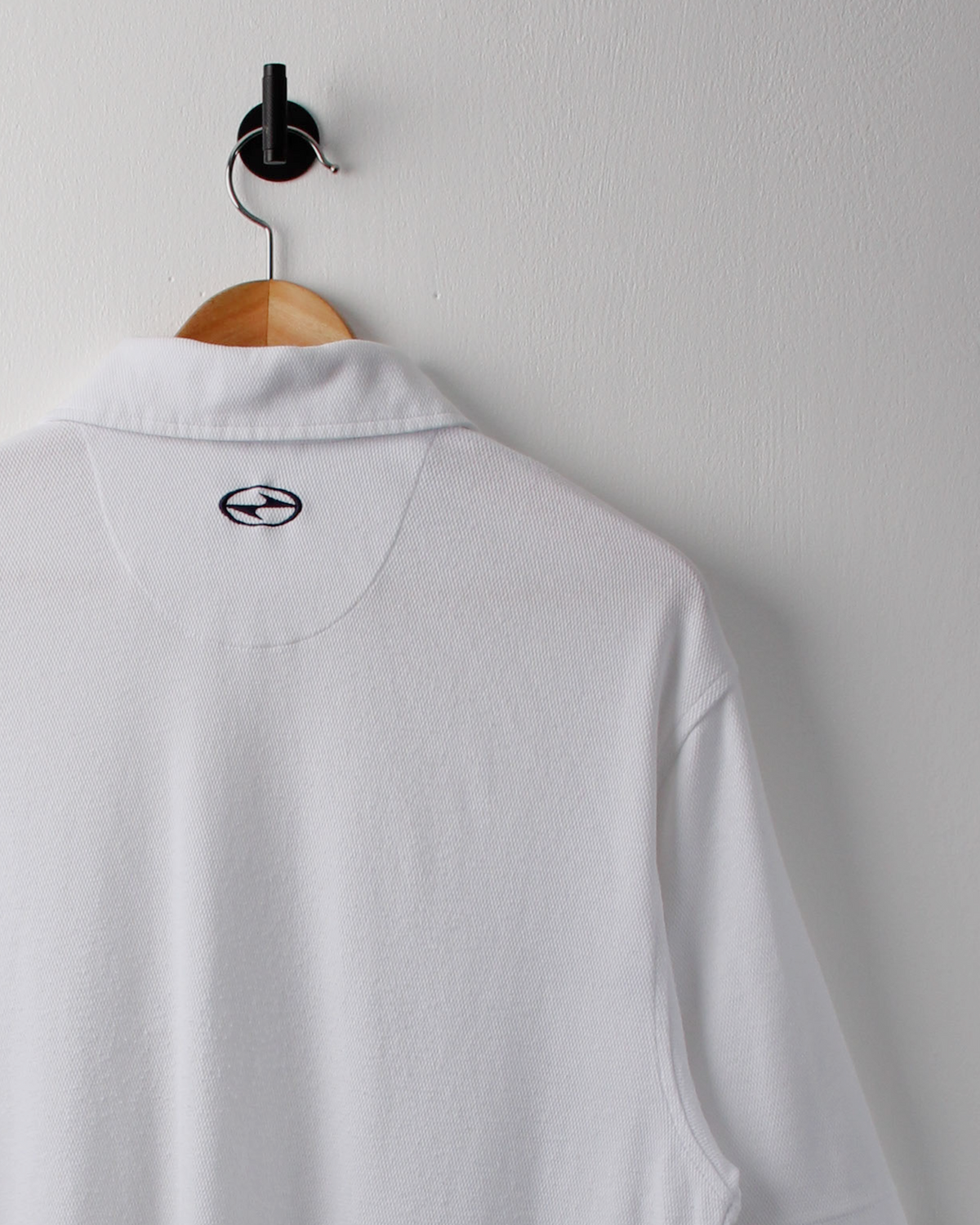 90s Nike Tiger Woods Yin Yang White Panelled Polo (M)