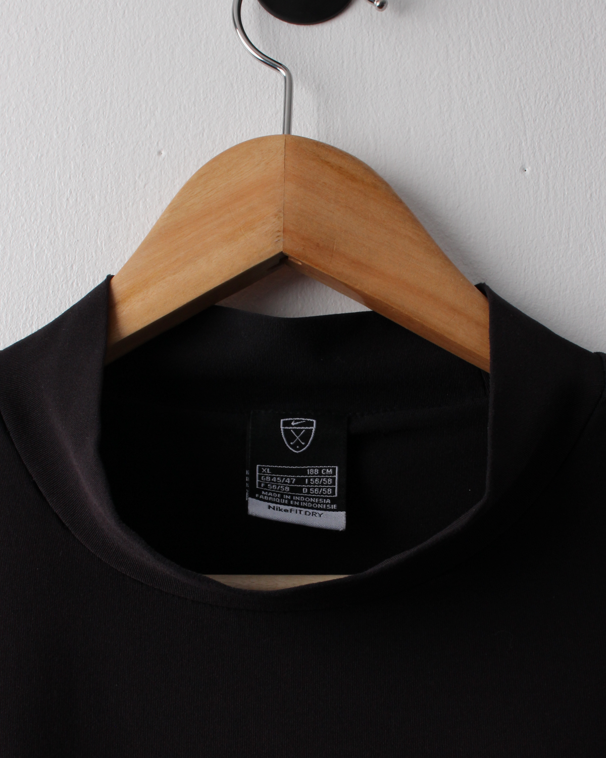 00s Nike Black Dri-Fit Mock Neck (XL)