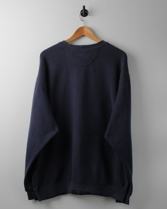 00s Nike Shield Logo Navy Crewneck Sweatshirt (XL)