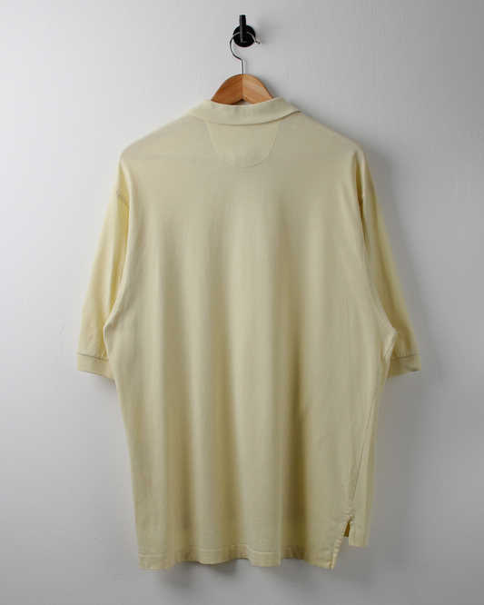 90s Nike Light Yellow Polo (M)