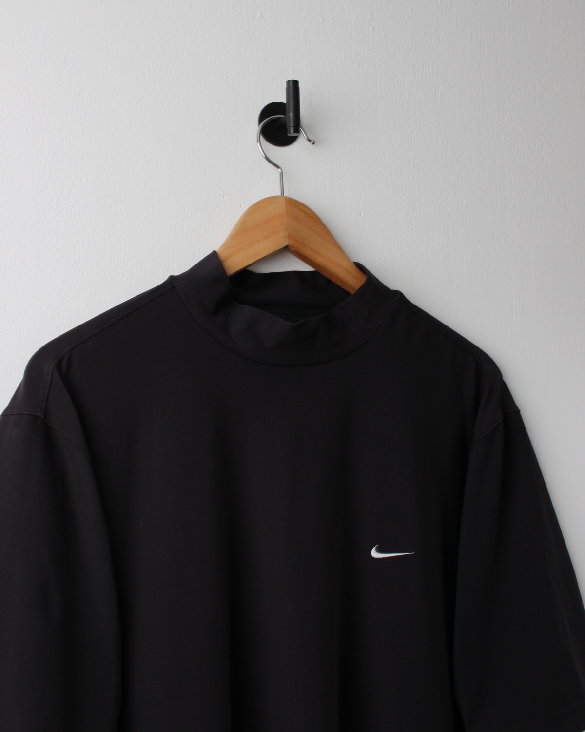00s Nike Black Dri-Fit Mock Neck (L)