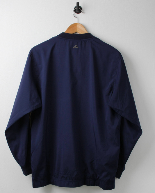90s Adidas Navy & Gold Lightweight Windbreaker (XS)
