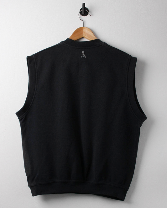 00s Ping ‘Mr Ping’ Logo Navy Cotton Golf Vest (S)