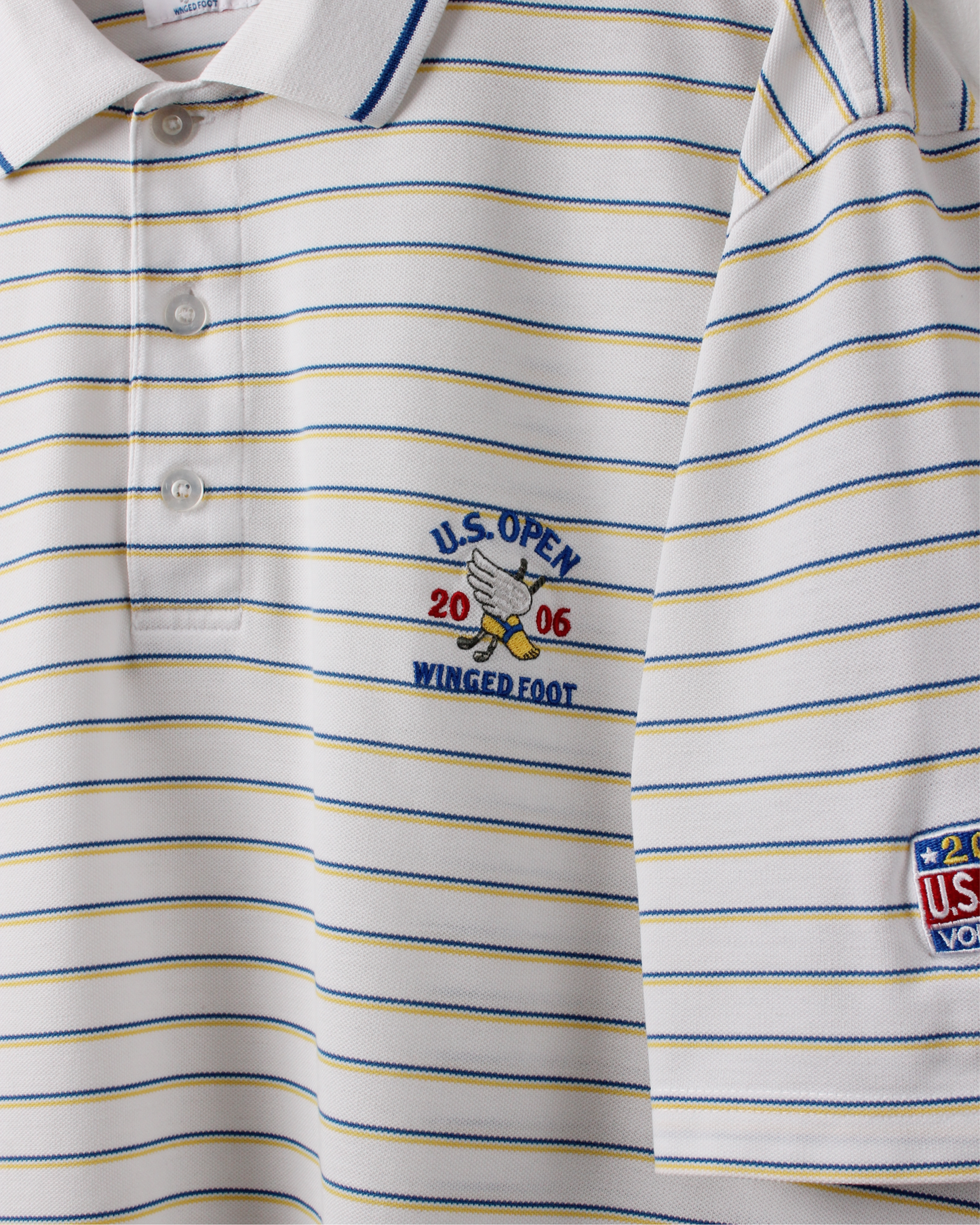 2006 US Open Winged Foot Volunteer Striped Polo (L)