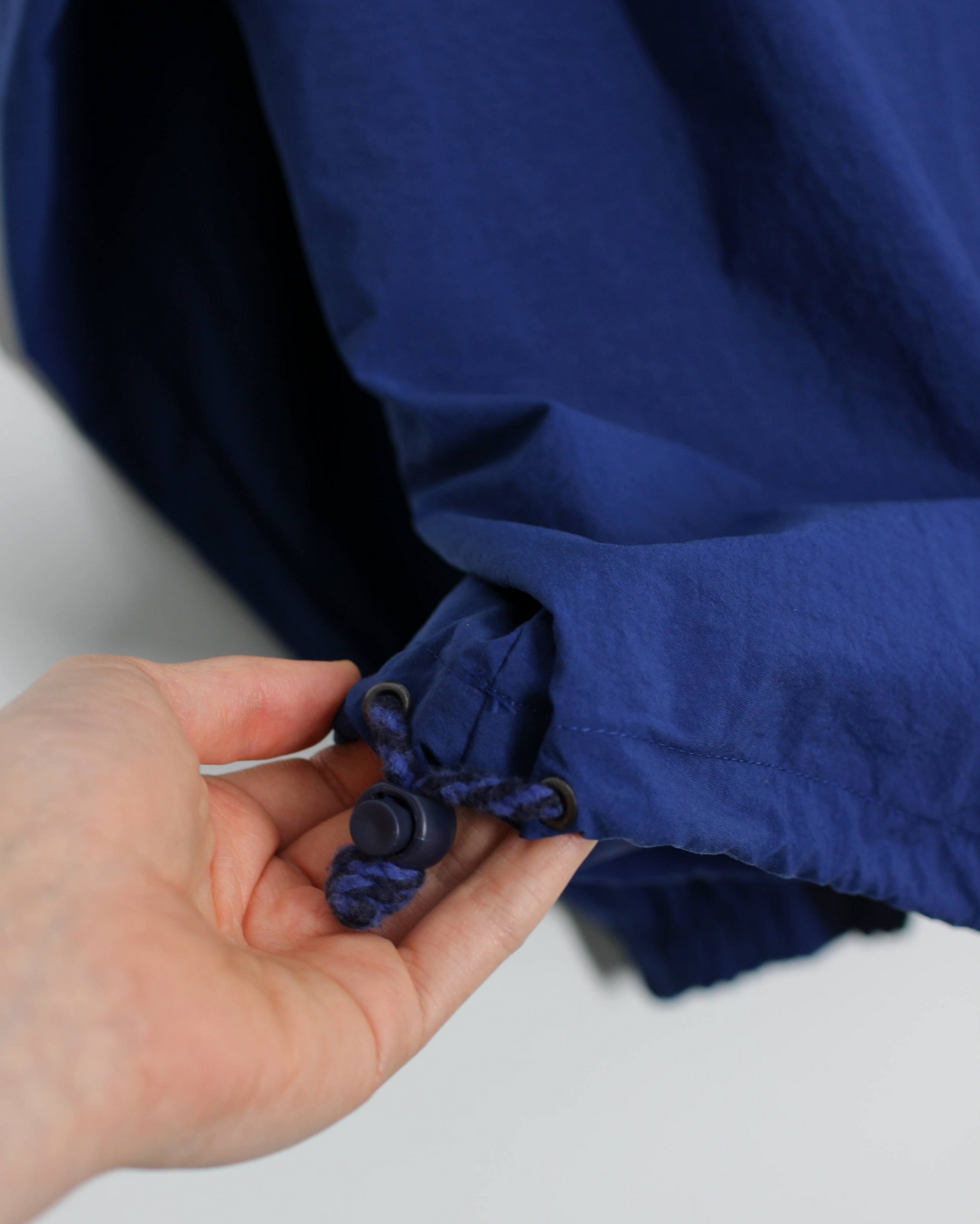 90s IZOD Blue/Navy Quarter-Snap Windbreaker (L)