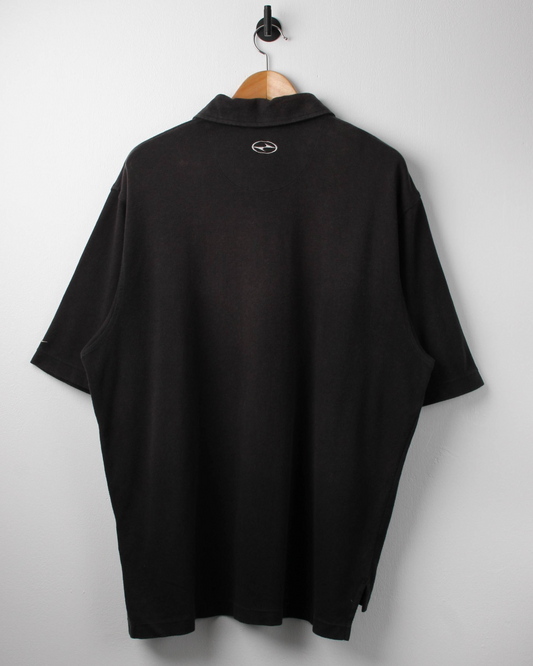 90s Nike Tiger Woods Yin Yang Black/Yellow Polo-Shirt (XL)
