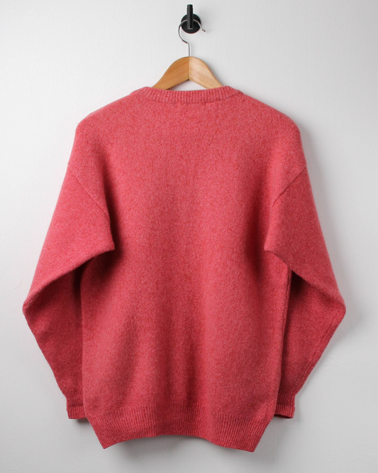 90s Paco Golf Pink Graphic Wool Knit (S)