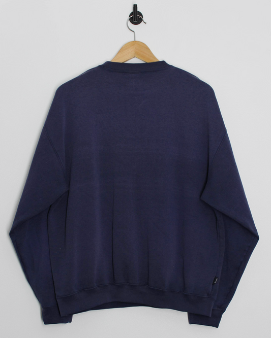 00s Mizuno Navy/Grey Crewneck Sweatshirt (S)