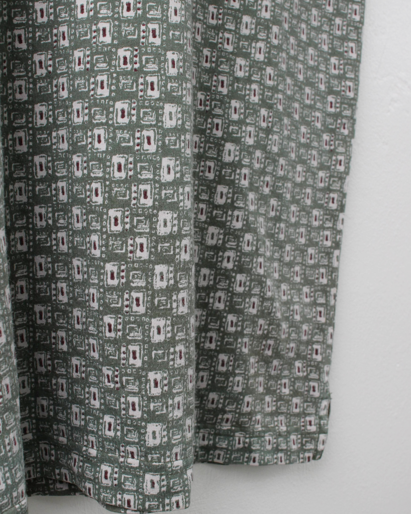 90s Greg Norman Green Abstract Print Polo (M)