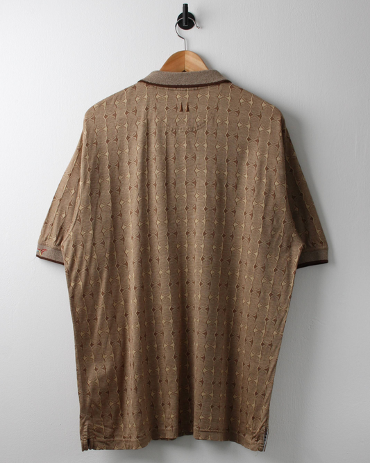 90s Greg Norman Abstract Copper Polo (L)