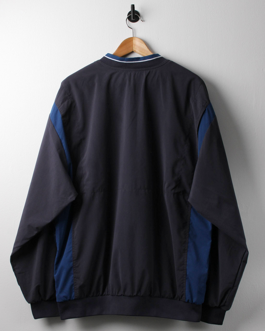 00s Nike Navy & Blue V-Neck Windbreaker (XL)