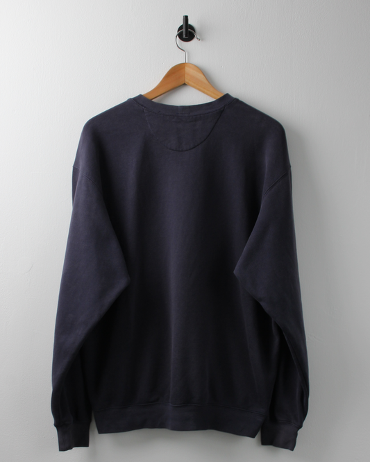 00s Nike Shield Logo Navy Crewneck Sweatshirt (M)