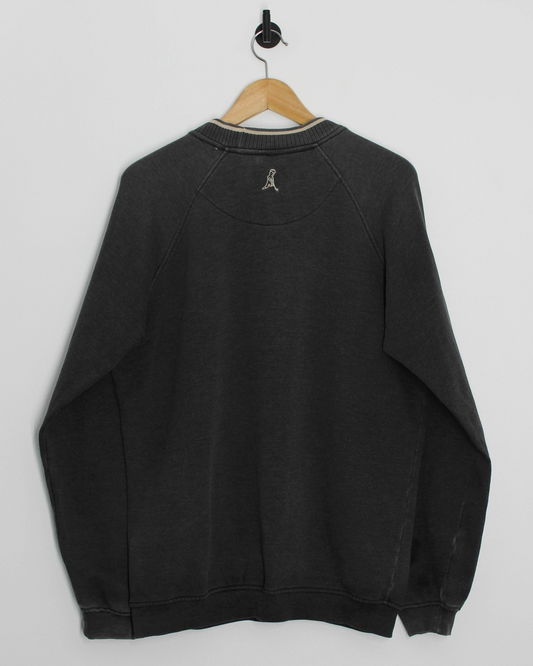 00s Ping ‘Mr Ping’ Logo Grey Crewneck Sweatshirt (S)