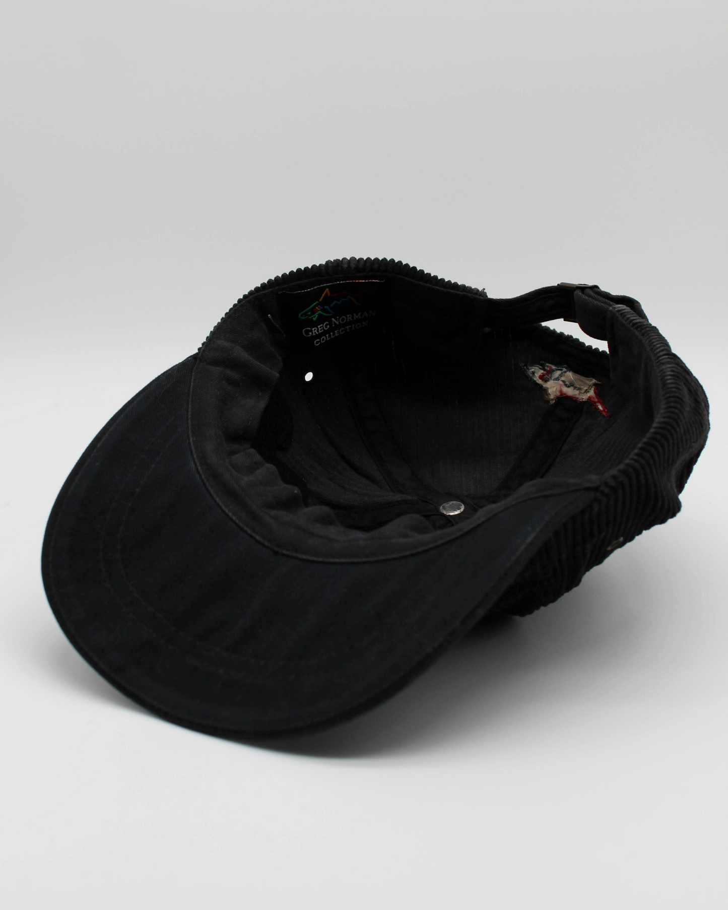 90s Greg Norman Corduroy Black Cap