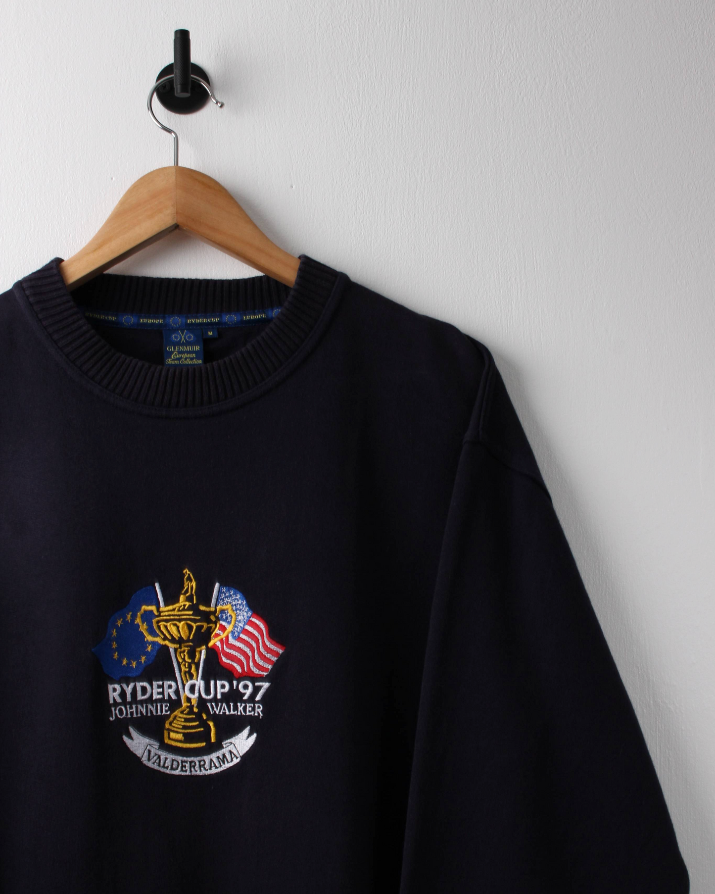 ‘97 Ryder Cup Valderrama Glenmuir Navy Sweatshirt (M)