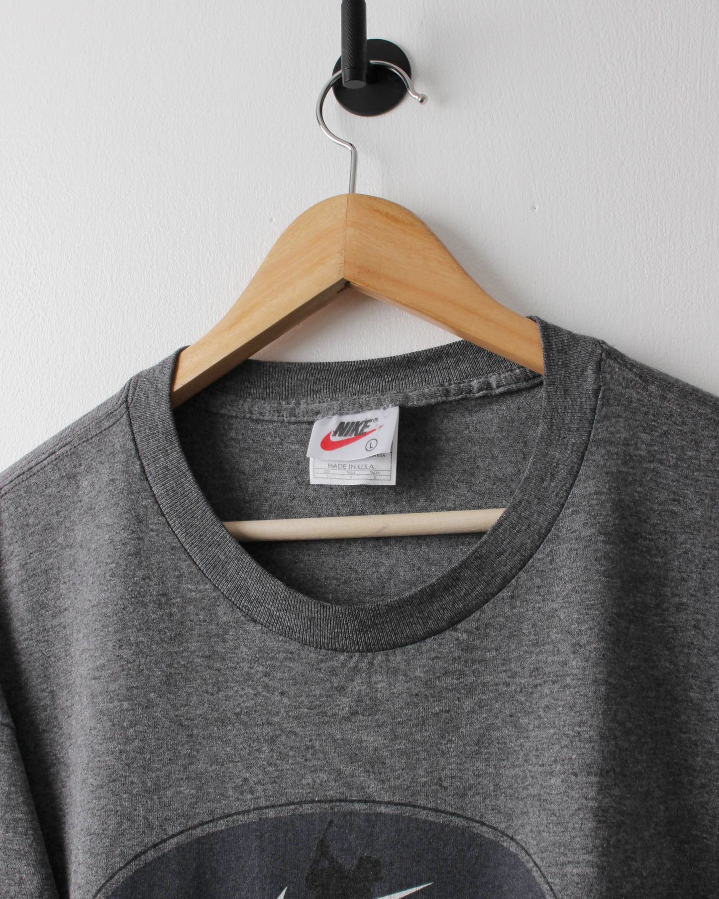 90s Nike Tour Grey Graphic Tee (L)