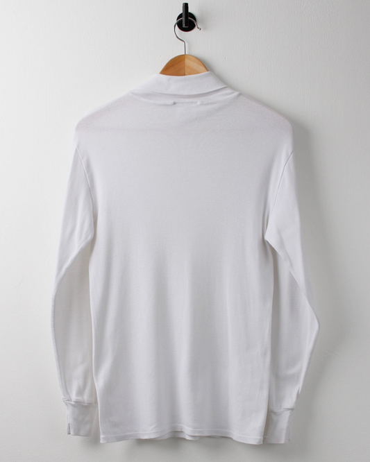 90s Pringle Faldo Collection White Long Sleeve Turtle Neck (M)