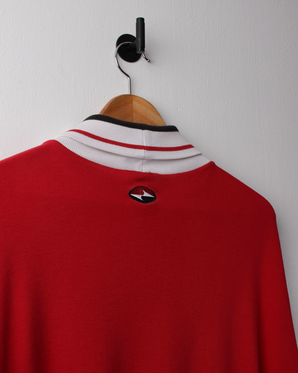 90s Nike Tiger Woods Yin Yang Red Turtle Neck Golf Top (XXL)