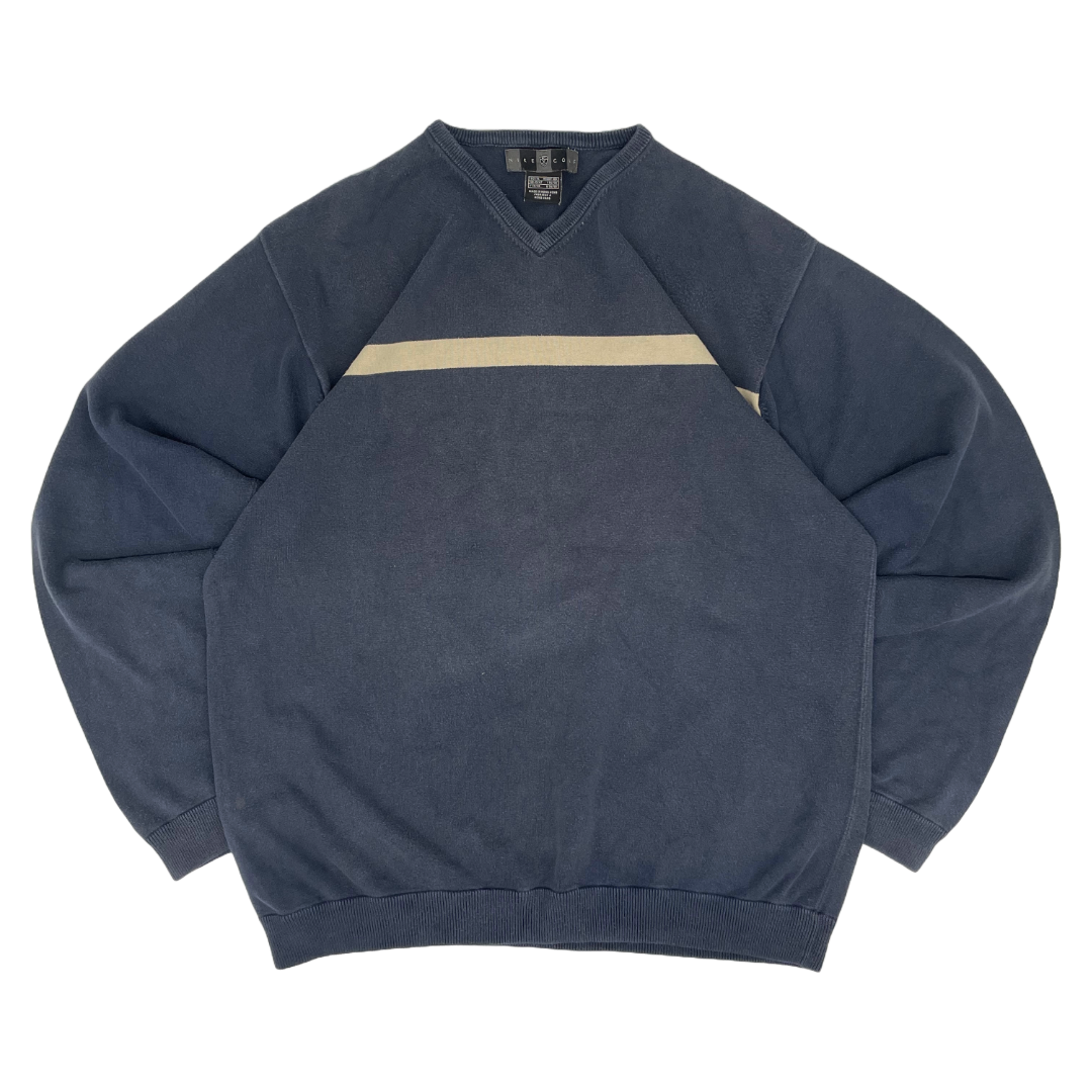 Nike Navy/White Golf Jumper (XL)