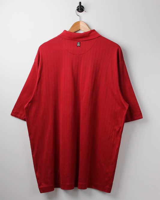 00s Nike Tiger Woods Red Polo-Shirt (XL)
