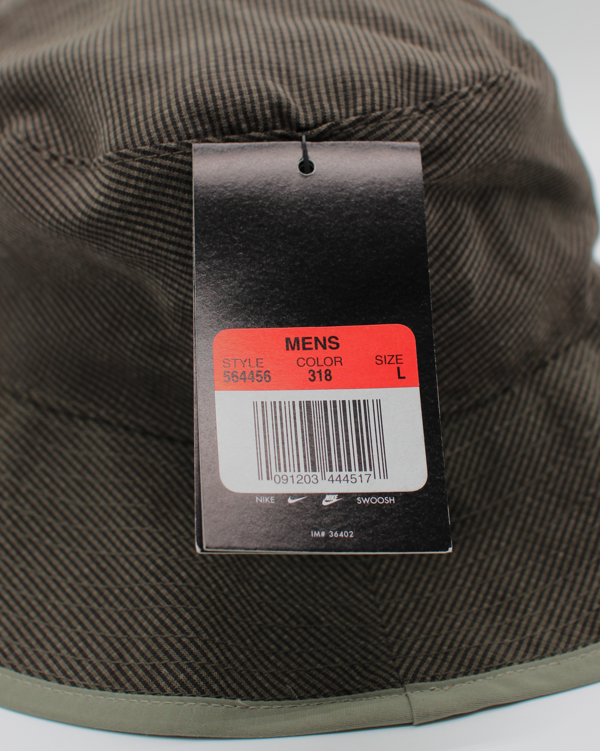 90s Nike Khaki Reversible Bucket Hat with Tags