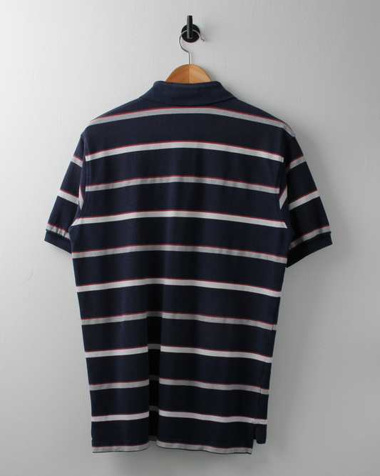 90s Callaway Golf Navy & White Striped Polo (XS)