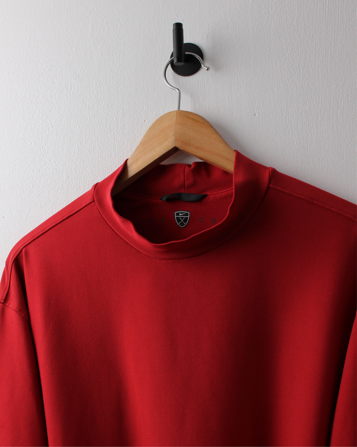 00s Nike Tiger Woods Red Dri-Fit Mock Neck (XL)