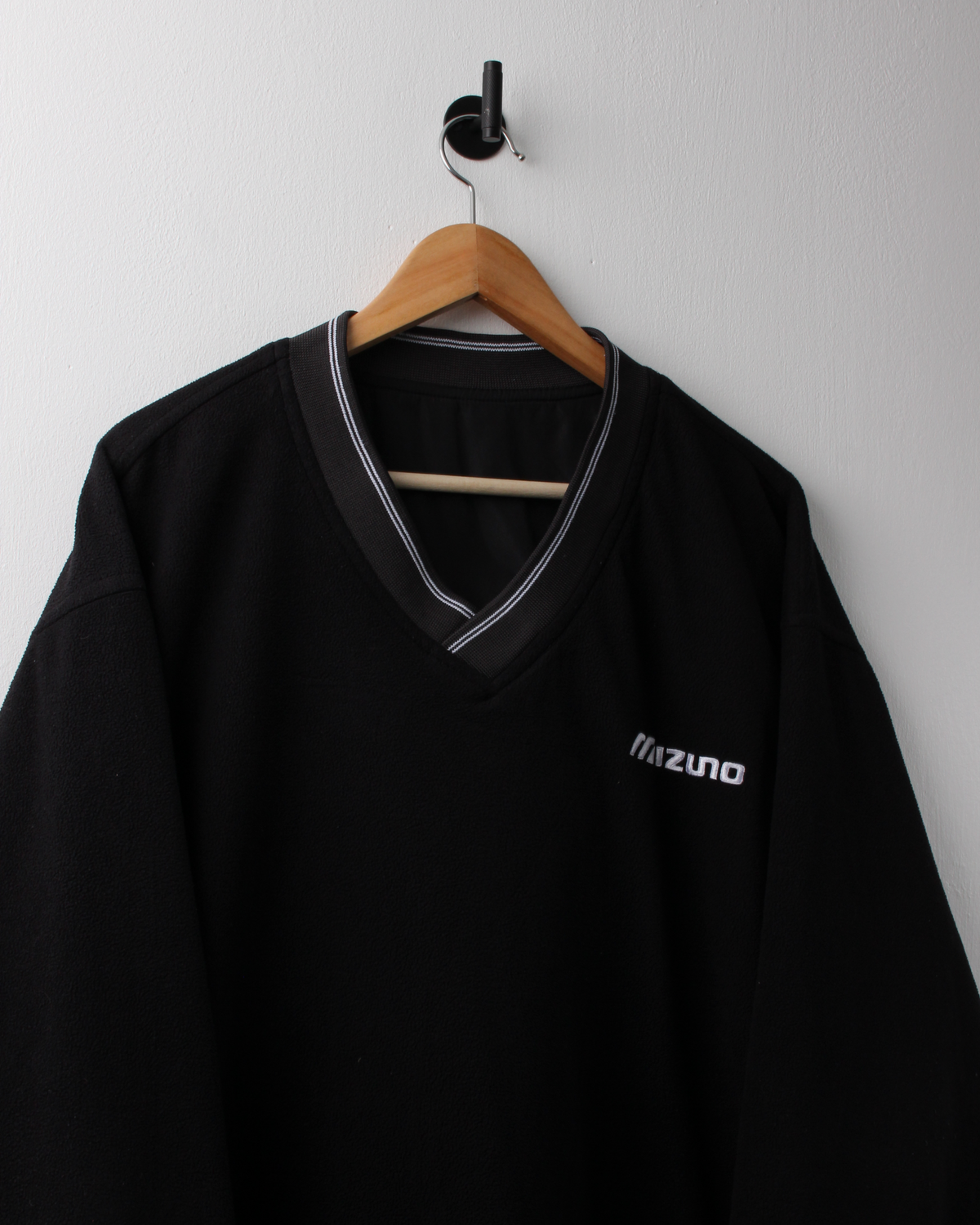 00s Mizuno Burgundy & Black Reversible Pullover (M)