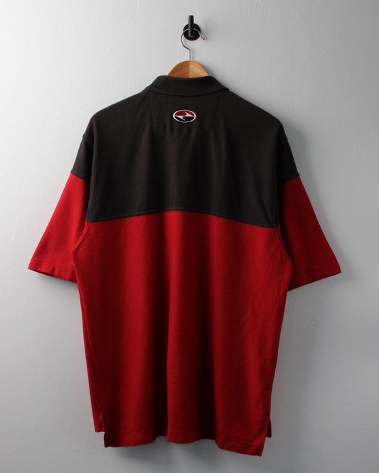 90s Nike Tiger Woods Yin Yang Colourblock Polo (L)