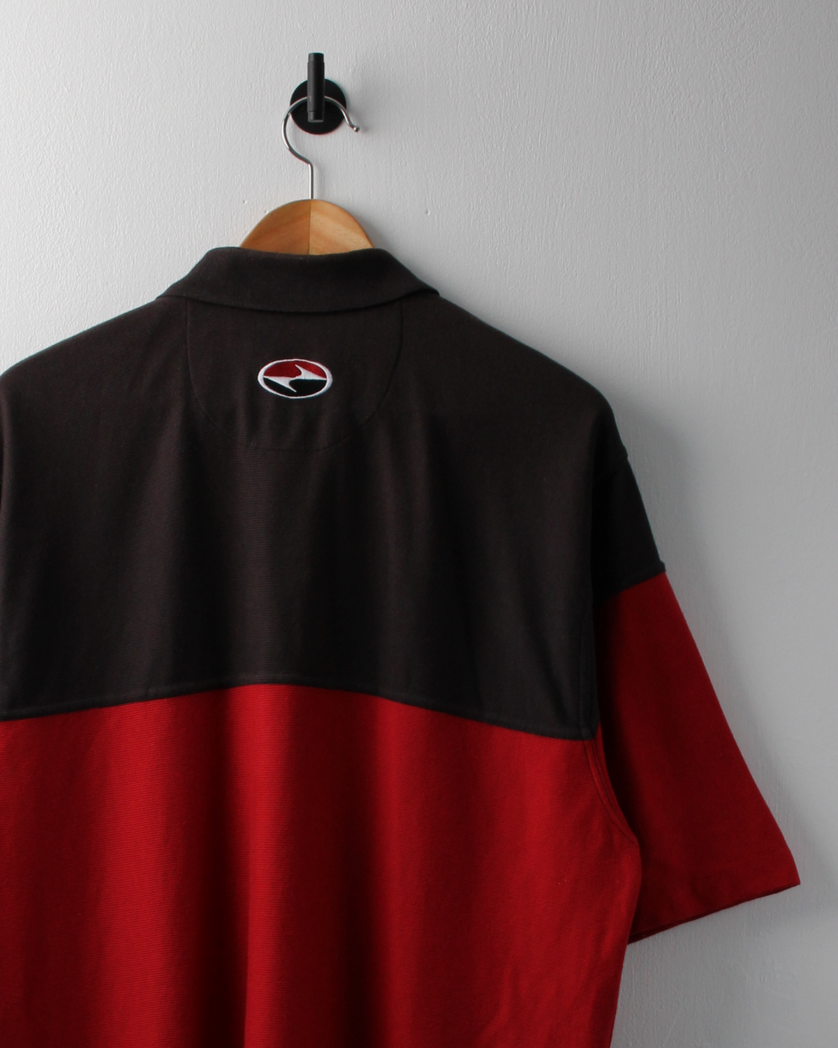 90s Nike Tiger Woods Yin Yang Colourblock Polo (L)
