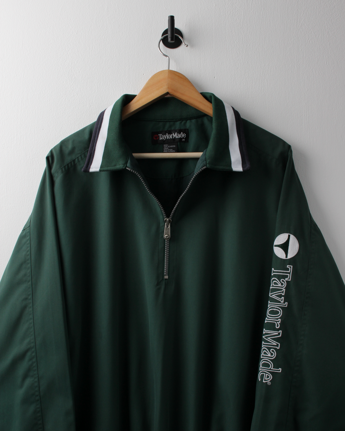 90s TaylorMade Green Collared Windbreaker (M)