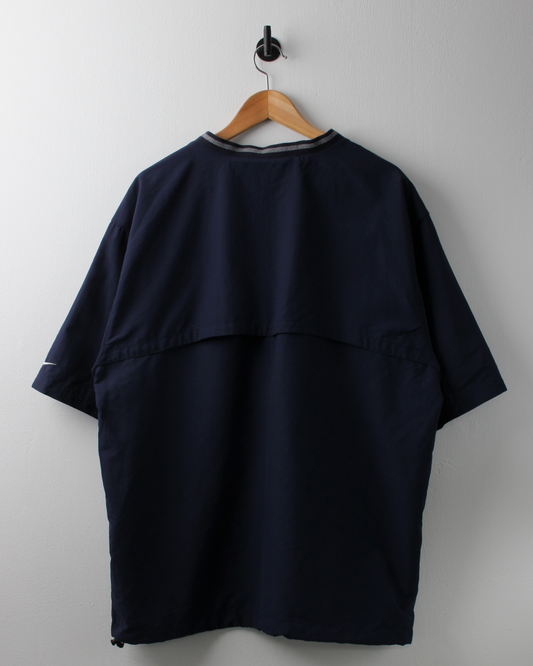 00s Nike Navy Short Sleeved Lightweight Windbreaker (XL)
